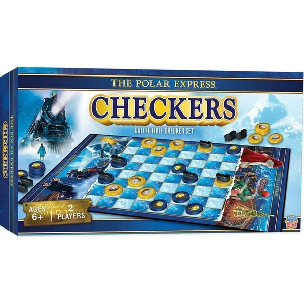 Checkers - The Polar Express Collectible Checker Set