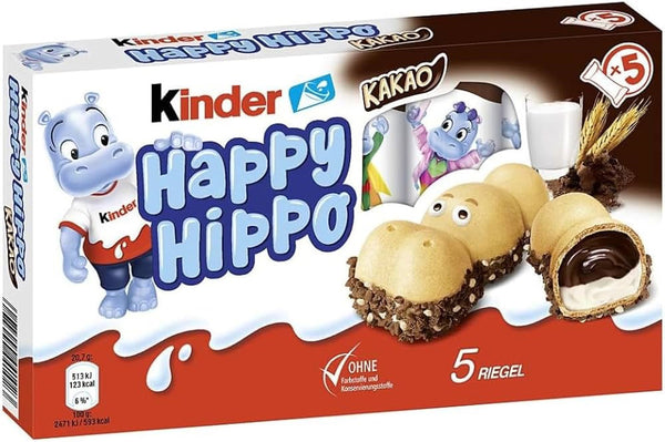 Kinder Happy Hippo Chocolate 5pk