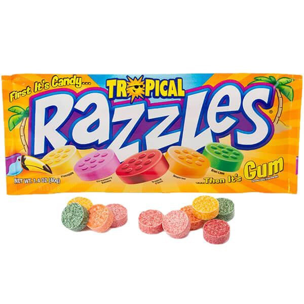 Razzles Tropical Gum