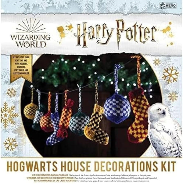 Harry Potter Knitting Kit - Hogwarts House Decorations