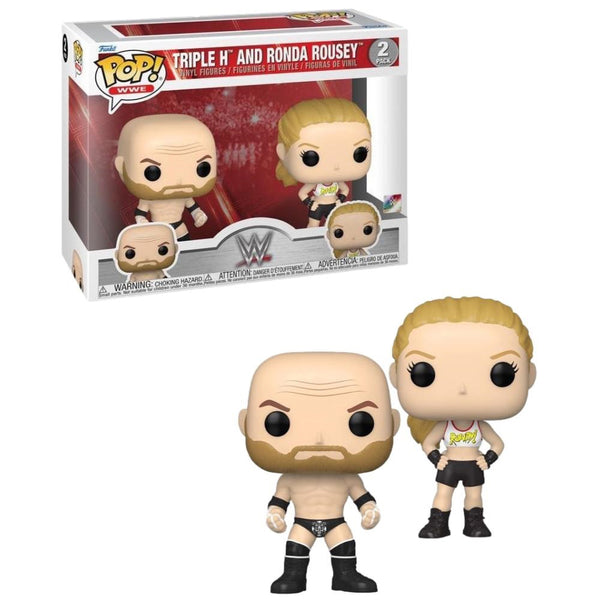 POP! WWE - Triple H & Ronda Rousey (2 Pack)