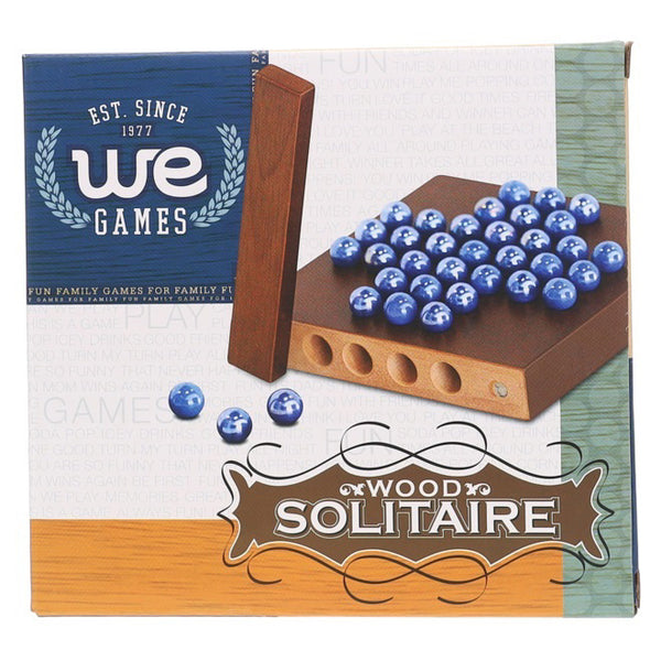 WE Games - Wood Solitaire