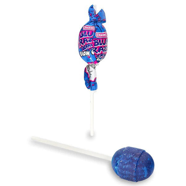 Charms Blue Raspberry Sucker