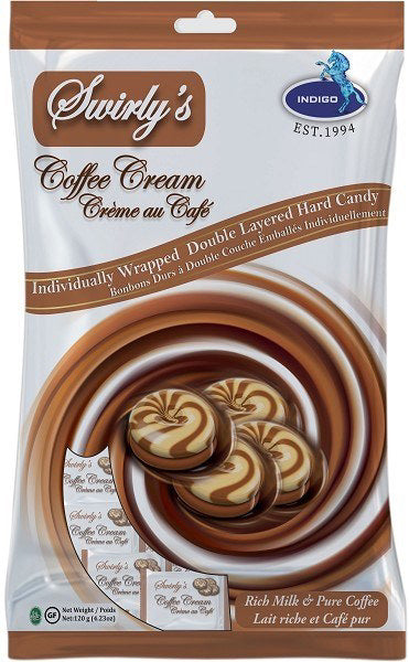Swirly's Coffee Cream Hard Candies 120g