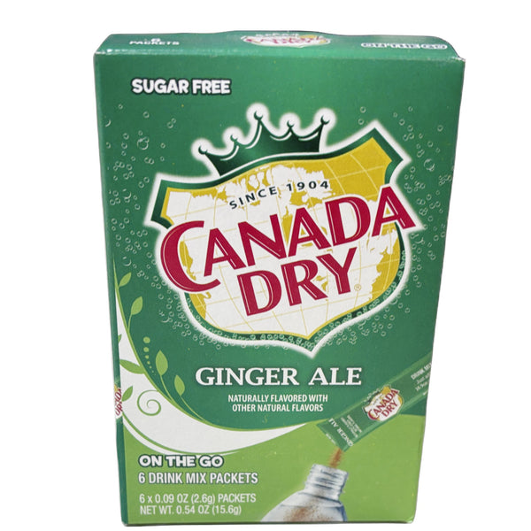 Canada Dry Ginger Ale Singles To Go