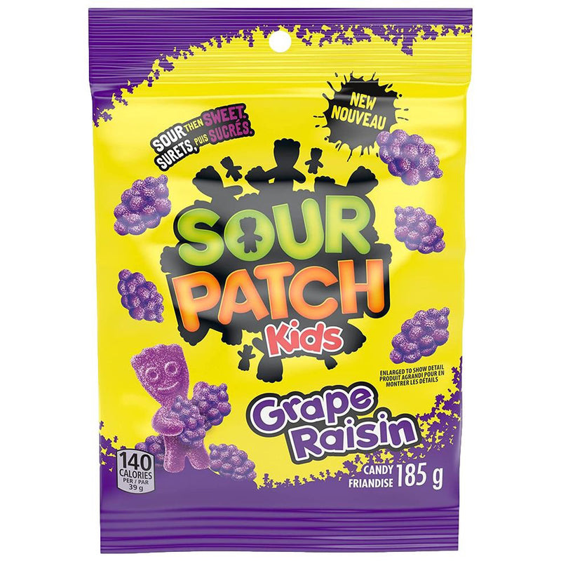 Sour Patch Kids Grape 185g Bag