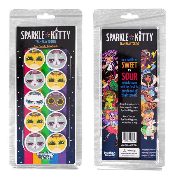 Sparkle Kitty Team Play Tokens