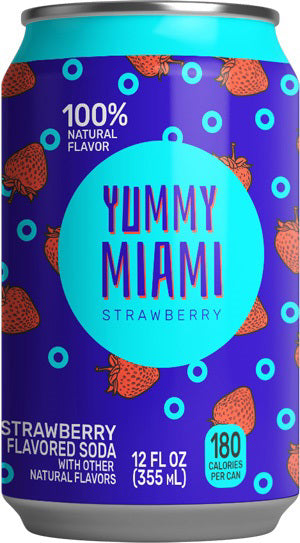 Yummy Miami Strawberry 355ml