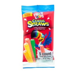 Froot Loop Cereal Straws 5count Best By 02/22/24