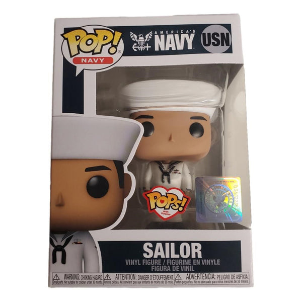 POP! With Purpose Navy - Male 2 (Service White Uni)