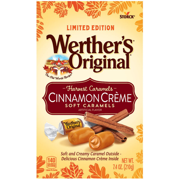 Werther's Original Cinnamon Creme Soft Caramels 210g