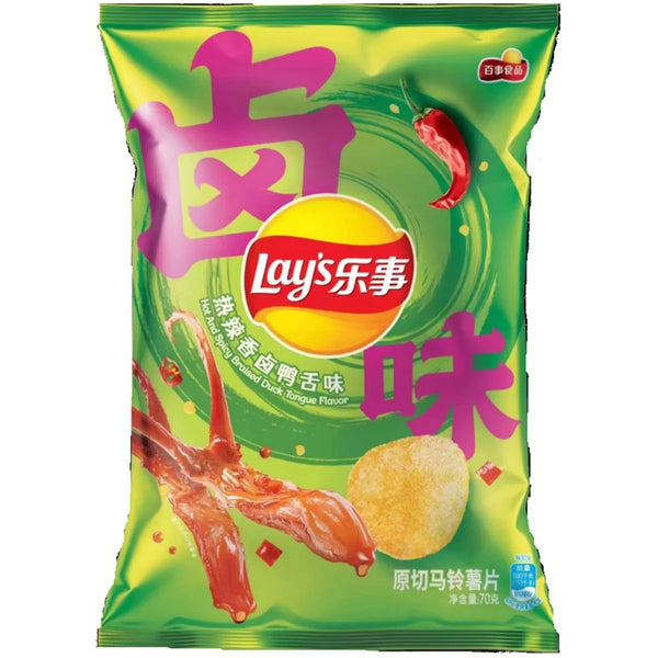 Lays Hot&Spicy Braised Duck Tongue 70g