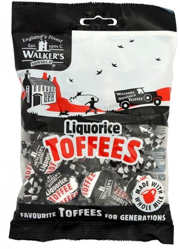 Walkers Liquorice Toffees 150g