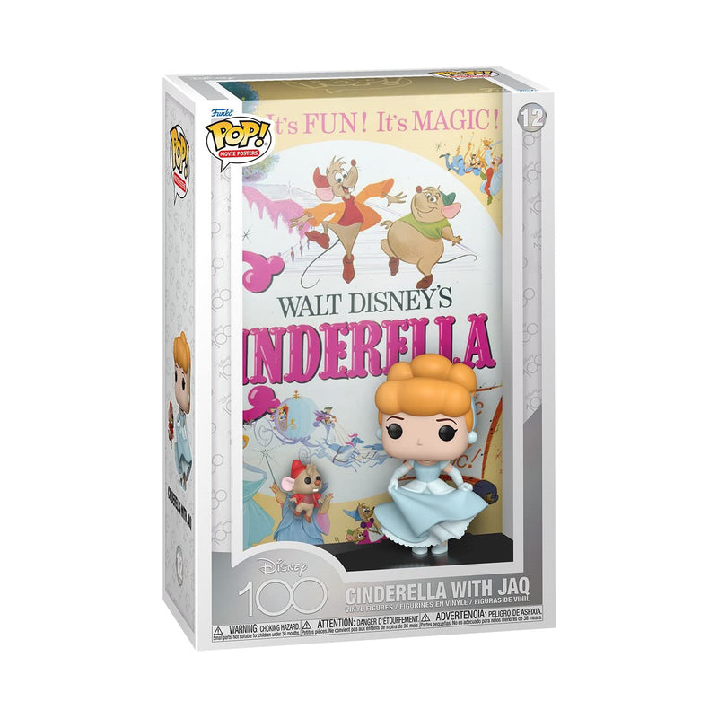 POP! Movie Posters Disney 100th - Cinderella with Jaq (12)