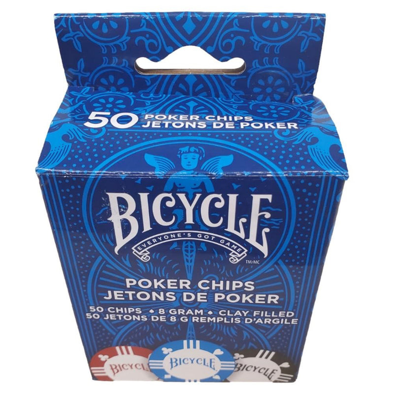 Bicycle - 8 Gram Clay Poker Chips 50ct