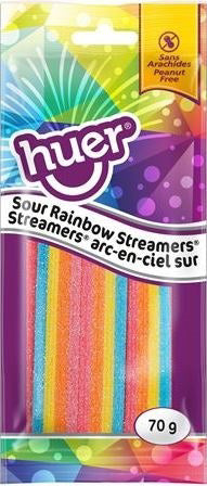 Huer Sour Rainbow Streamers 70g