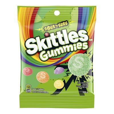 Skittles Gummies Sour 130g