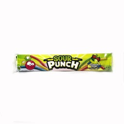 Sour Punch Rainbow Straws 57g Best Before 03/08/2024