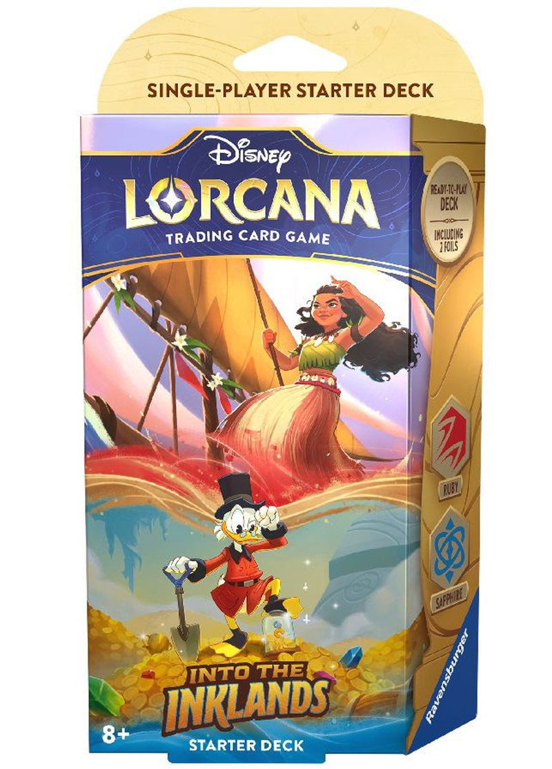Disney Lorcana Into The Inklands - Starter Deck - Ruby & Saphire