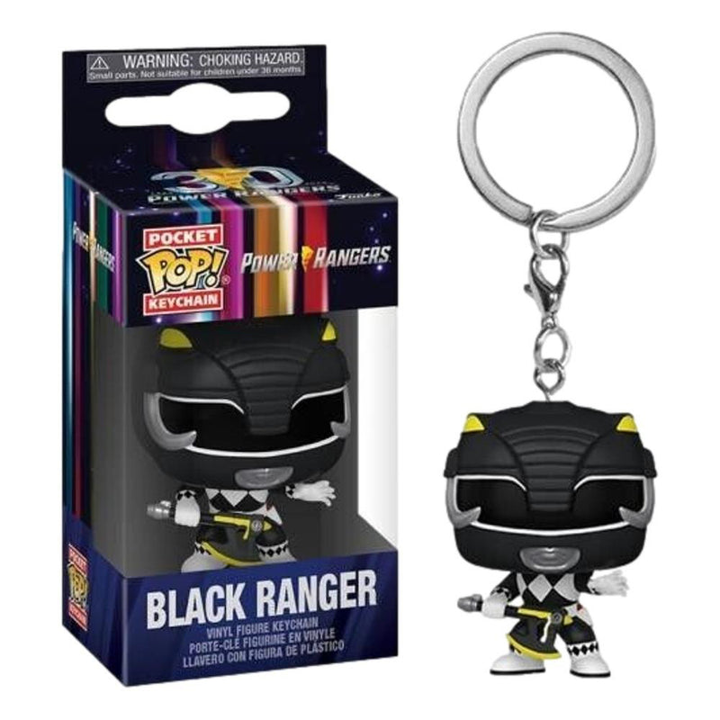 POP! Keychain Power Rangers 30th - Black Ranger