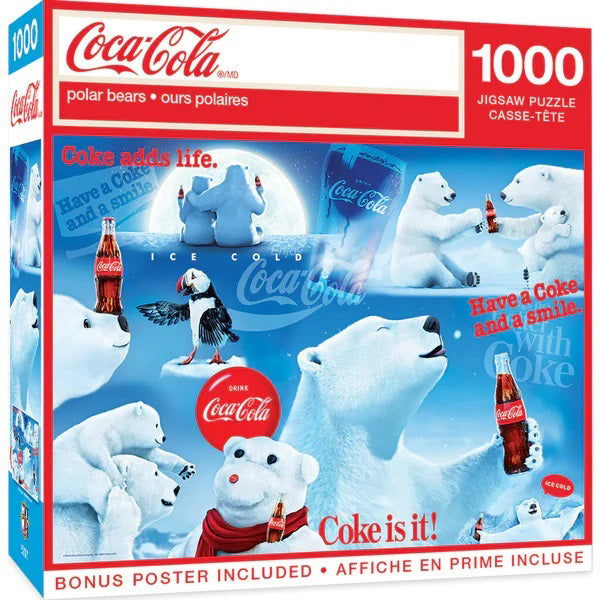 Jigsaw Puzzle - Coca-Cola Polar Bears (1000pc)