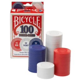 Bicycle Plastic Poker chips 100