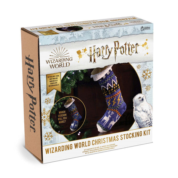 Harry Potter Knitting Kit - Hogwarts Xmas Stocking