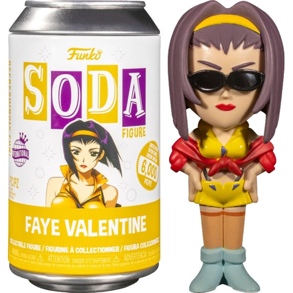 Funko Soda Figure Cowboy Bebop - Faye Valentine (yellow can)