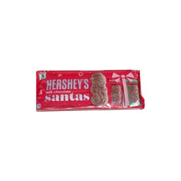Hershey's Milk Chocolate Santas 6pk Best By 09/2023