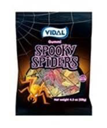 Vidal Gummi Spooky Spiders 128g