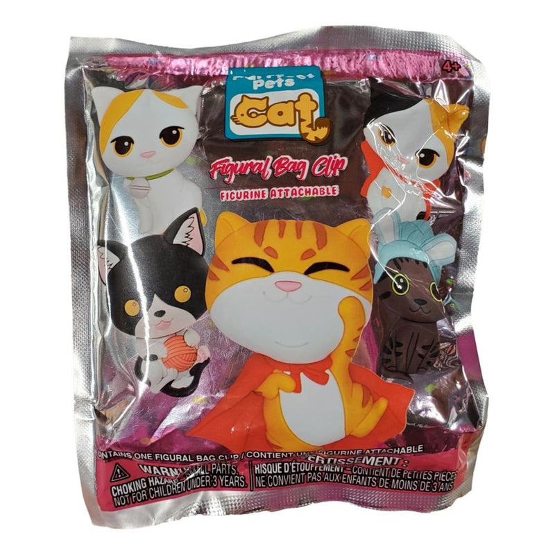 Purrfect Pets Cat - Figural Bag Clip