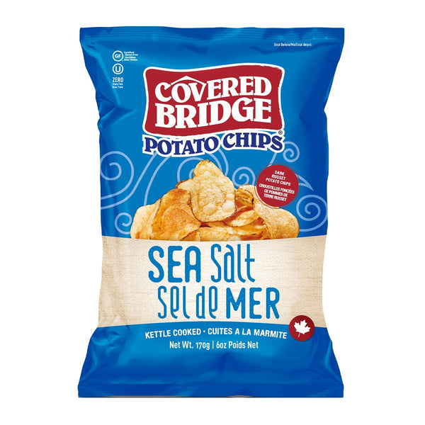 Covered Bridge Sea Salt Chips 170g