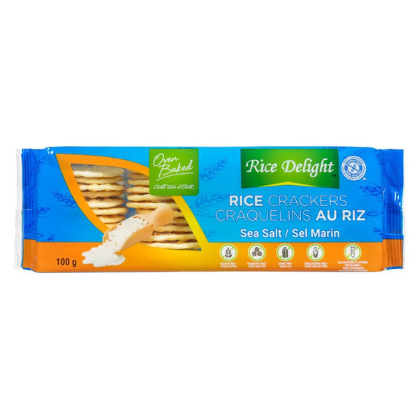 Rice Delight Rice Crackers Sea Salt 100g