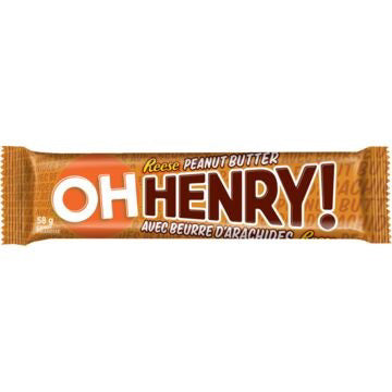 Oh Henry w/ Reese Peanut Butter 58g