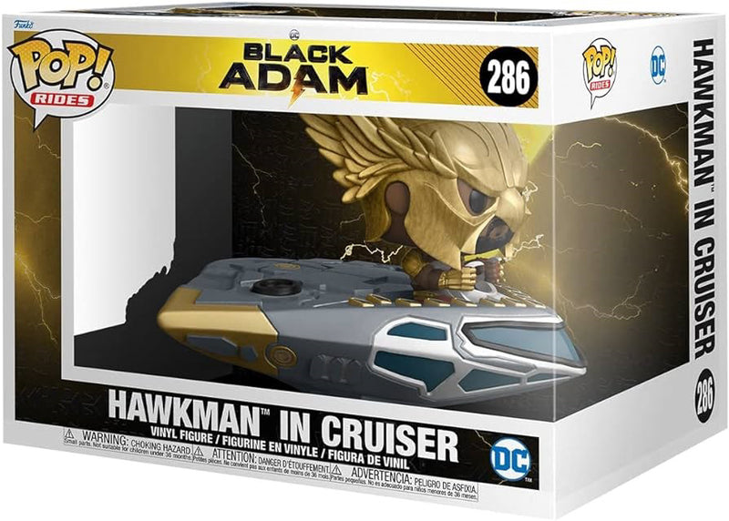 POP! Rides Black Adam - Hawkman in Cruiser