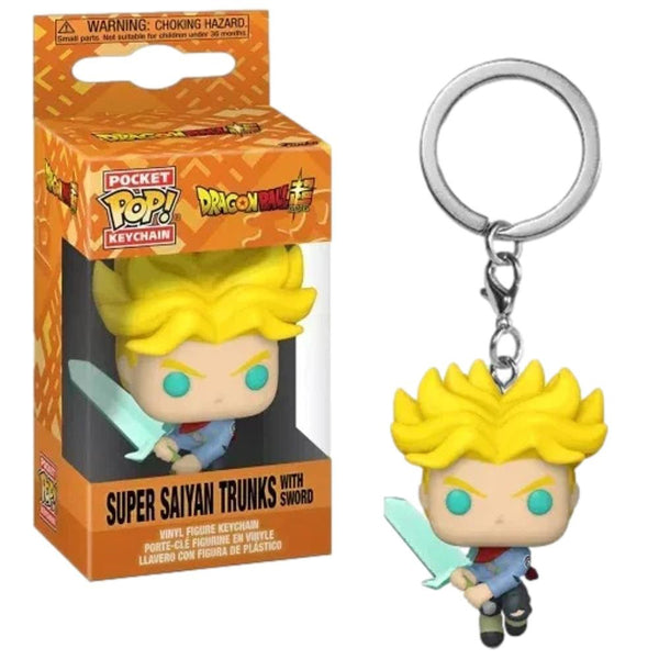 POP! Keychain DragonBall Super - SS Trunks with Sword