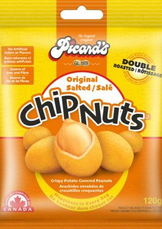 Picards Original Salted Chip Nuts 120g