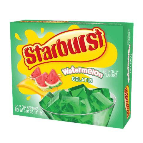 Starburst Watermelon Gelatin