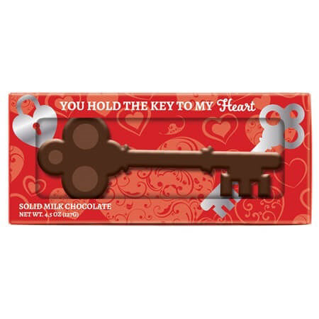 Key To My Heart Milk Chocolate Best By 06/10/23