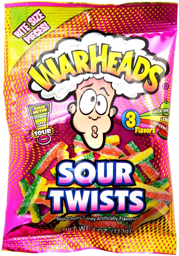 Warheads Sour Twists 113g