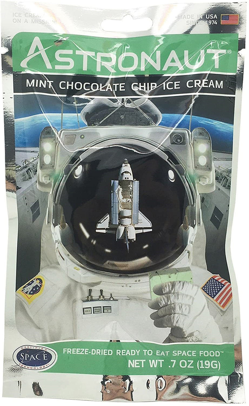 Astronaut Mint Chocolate Chip Ice Cream Sandwhich