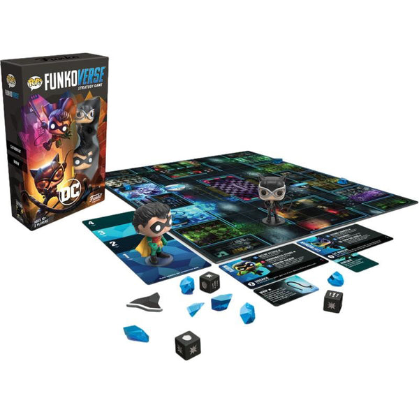 Funkoverse Strategy Game - DC 2 Pack (Catwoman & Robin)