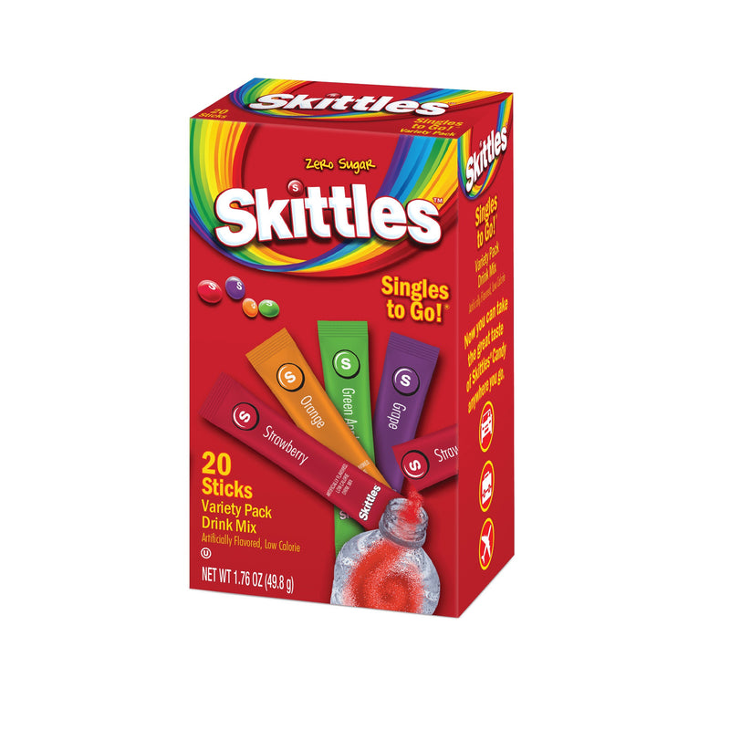 Skittles Singles To Go 20pk