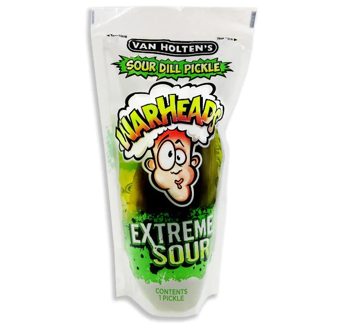 Warheads Sour Dill Pickle In A Pouch