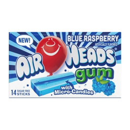 Airheads Gum Blue Raspberry (Sugar Free) 14pc
