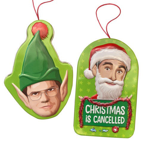 The Office Holiday Ornament with Sour Apple Candy (EACH)