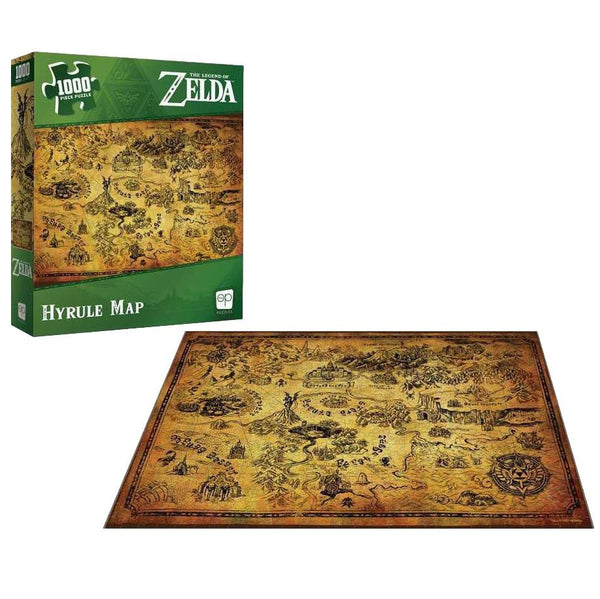 Jigsaw Puzzle (1000pc) - Zelda (Hyrule Map)