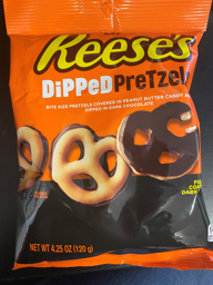 reese dipped pretzels dark