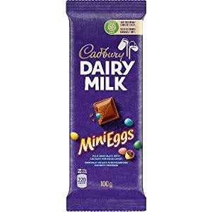 Cadbury Dairy Milk Mini Eggs Bar 100g