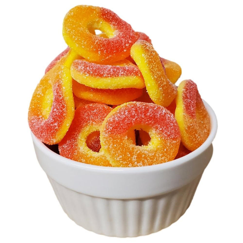 Just Peachy Rings 250g